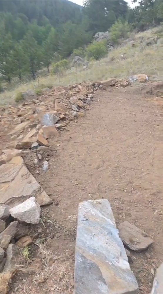 Grounds and landscaping work in the pines